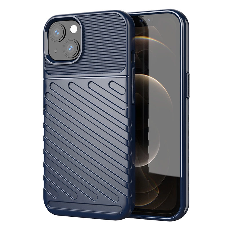 Thunder Case Flexible Tough Rugged Cover Tpu Case For Blue Kryt iPhone 13 Mini