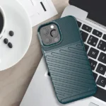 Thunder Case Flexible Tough Rugged Cover Tpu Case For Green Kryt iPhone 13 Pro Max