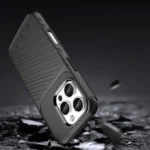Thunder Silicone Case Black Kryt iPhone 16 Pro