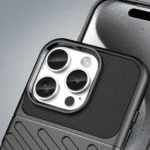 Thunder Silicone Case Black Kryt iPhone 16 Pro Max
