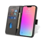 Wallet Case With Stand For Magnet Case - Black Kryt iPhone 15 Pro