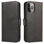 Wallet Case With Stand For Magnet Case - Black Kryt iPhone 15 Pro Max