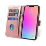 Wallet Case With Stand For Magnet Case - Pink Kryt iPhone 15