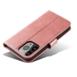 Wallet Case With Stand For Magnet Case - Pink Kryt iPhone 15 Pro