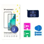 Wozinsky 9H Tempered Glass Full Camera Glass Black iPhone 15 Pro Max