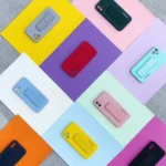 Wozinsky Kickstand Case Pink Silicone Case With Stand Kryt iPhone 13 Pro
