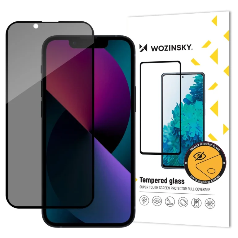 Wozinsky Privacy Glass Tempered Glass With Anti Spy Privacy Filter iPhone 14 Plus/13 Pro Max