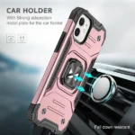 Wozinsky Ring Armor Case For Armored Cover Magnetic Holder Gold Ring Kryt iPhone 14