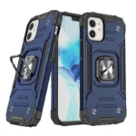 Wozinsky Ring Armor Case For Armored Cover Magnetic Holder Ring Blue Kryt iPhone 14