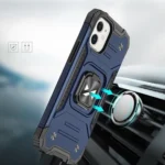 Wozinsky Ring Armor Case For Armored Cover Magnetic Holder Ring Blue Kryt iPhone 14