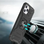 Wozinsky Ring Armor Case For Armored Cover Magnetic Holder Ring Blue Kryt iPhone 14 Pro