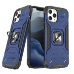 Wozinsky Ring Armor Case For Armored Cover Magnetic Holder Ring Blue Kryt iPhone 14 Pro Max