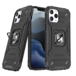Wozinsky Ring Armor Case Kickstand Tough Rugged Cover For Black Kryt iPhone 13 Pro Max