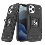 Wozinsky Ring Armor Case Kickstand Tough Rugged Cover For Black Kryt iPhone 13 Pro Max