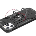 Wozinsky Ring Armor Case Kickstand Tough Rugged Cover For Blue Kryt iPhone 13 Pro Max