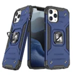 Wozinsky Ring Armor Case Kickstand Tough Rugged Cover For Blue Kryt iPhone 13 Pro Max