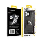 Wozinsky Ring Armor Case Kickstand Tough Rugged Cover For Red Kryt iPhone 13 Pro