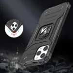 Wozinsky Ring Armor Case Kickstand Tough Rugged Cover For Red Kryt iPhone 13 Pro
