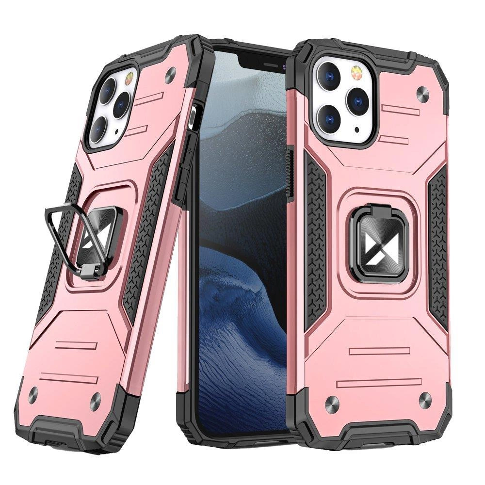 Wozinsky Ring Armor Case Kickstand Tough Rugged Cover For Rose Kryt iPhone 13 Mini