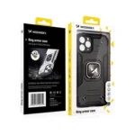 Wozinsky Ring Armor Case Kickstand Tough Rugged Cover For Rose Kryt iPhone 13 Pro