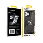 Wozinsky Ring Armor Case Kickstand Tough Rugged Cover For Silver Kryt iPhone 13
