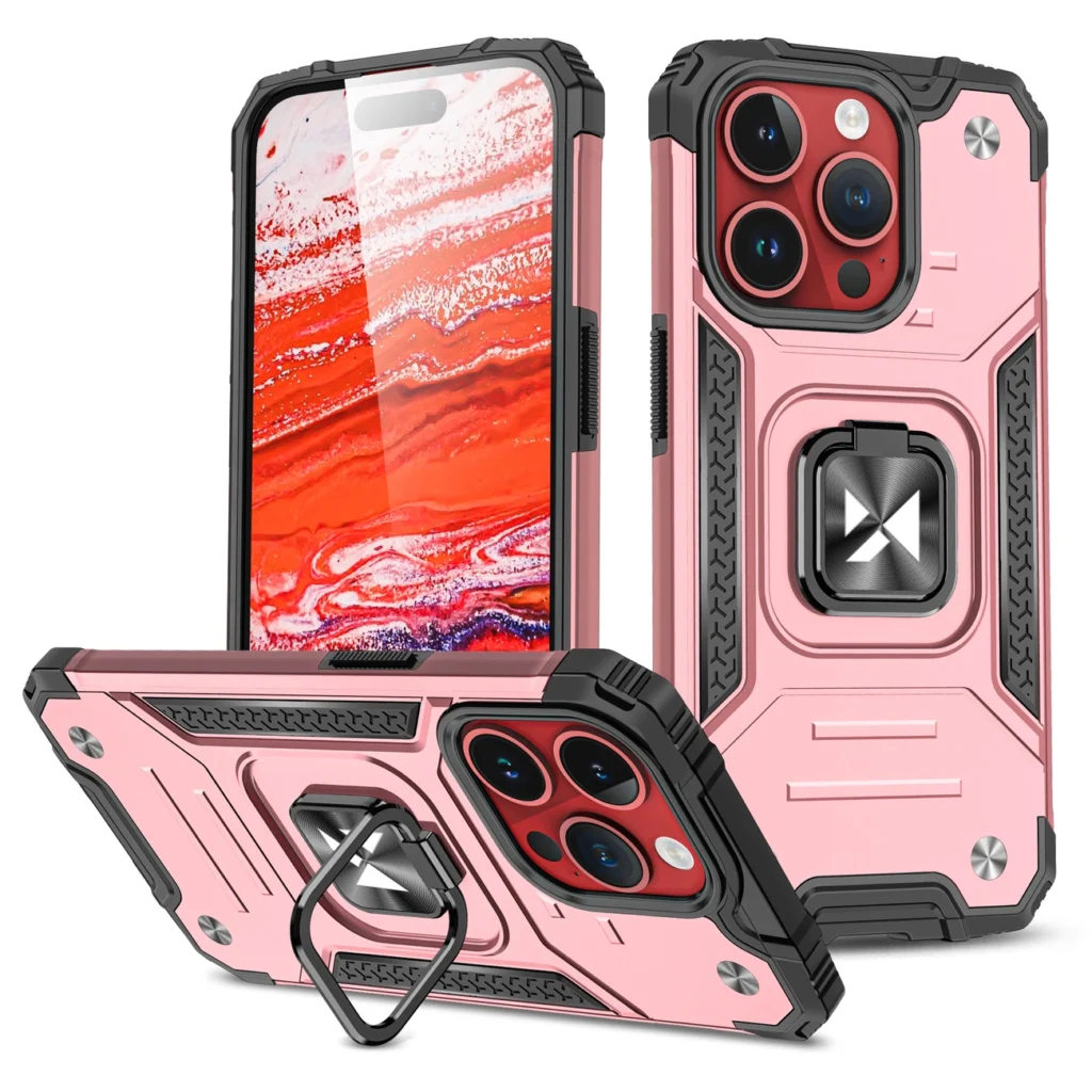 Wozinsky Ring Armor Ring Armor Case - Gold Kryt iPhone 15 Pro
