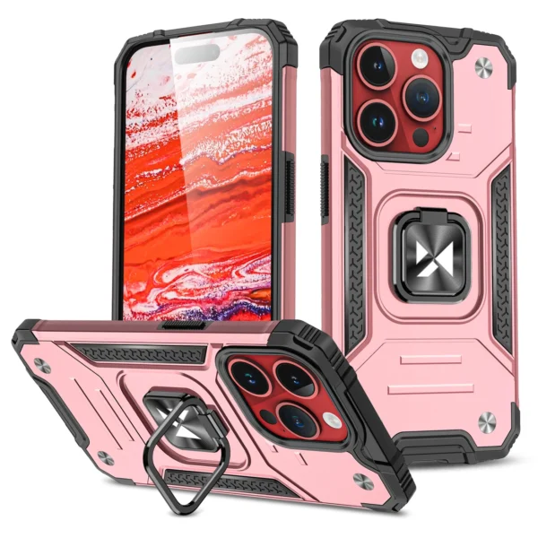 Wozinsky Ring Armor Ring Armor Case - Gold Kryt iPhone 15 Pro