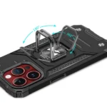 Wozinsky Ring Armor Ring Armor Case - Red Kryt iPhone 15 Pro