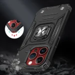Wozinsky Ring Armor Ring Armor Case - Red Kryt iPhone 15 Pro