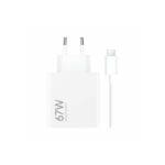 Xiaomi MDY-12-EH USB-A 67W Travel Charger + USB-C 6.2A Data Cable White