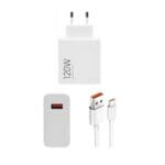 Xiaomi MDY-14-EE USB-A 120W Travel Charger + USB-C 6A Data Cable White