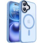 Frosted Magsafe BHcase Light Blue Kryt iPhone 16