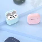Airpods Pro Silicone Soft Earphone Cover Pink (C) Kryt AirPods 1/2