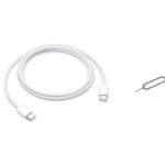 Apple MW493ZM/A iPhone USB-C/USB-C 60W Data Cable 1m + SIM Tool White (OOB Bulk)
