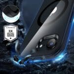 ESR Classic Hybrid Halolock MagSafe Clear/Black Kryt iPhone 16e