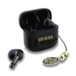 Guess Classic Logo Charm TWS Wireless Headphones Black