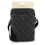 Guess PU 4G Triangle Logo Bag 8" Black