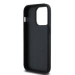 Guess PU Grained 4G Metal Logo Black Kryt iPhone 13 Pro