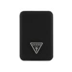 Guess PU Grained Triangle Logo MagSafe Powerbank 5000mAh Black