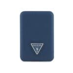 Guess PU Grained Triangle Logo MagSafe Powerbank 5000mAh Blue