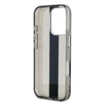 Karl Lagerfeld IML Stripe Logo Black Kryt iPhone 16 Pro Max