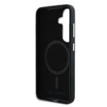 Karl Lagerfeld PU Saffiano Metal Logo and Frame Black Kryt Samsung Galaxy S25