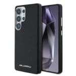 Karl Lagerfeld PU Saffiano Metal Logo and Frame Black Kryt Samsung Galaxy S25 Ultra