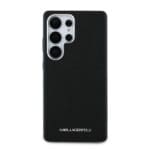 Karl Lagerfeld PU Saffiano Metal Logo and Frame Black Kryt Samsung Galaxy S25 Ultra