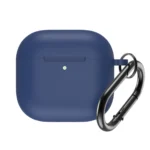 Silicone Case With Carabiner Blue Kryt AirPods 4