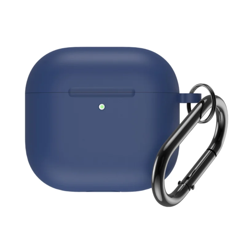 Silicone Case With Carabiner Blue Kryt AirPods 4
