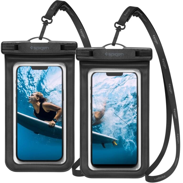 Spigen A601 Universal Waterproof 2-Pack Black