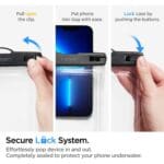 Spigen A610 Universal Waterproof Float Crystal Clear