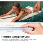 Spigen A610 Universal Waterproof Float Crystal Clear