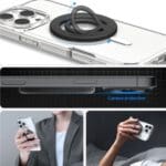 Spigen Dual Pop Mag MagSafe Phone Ring Black
